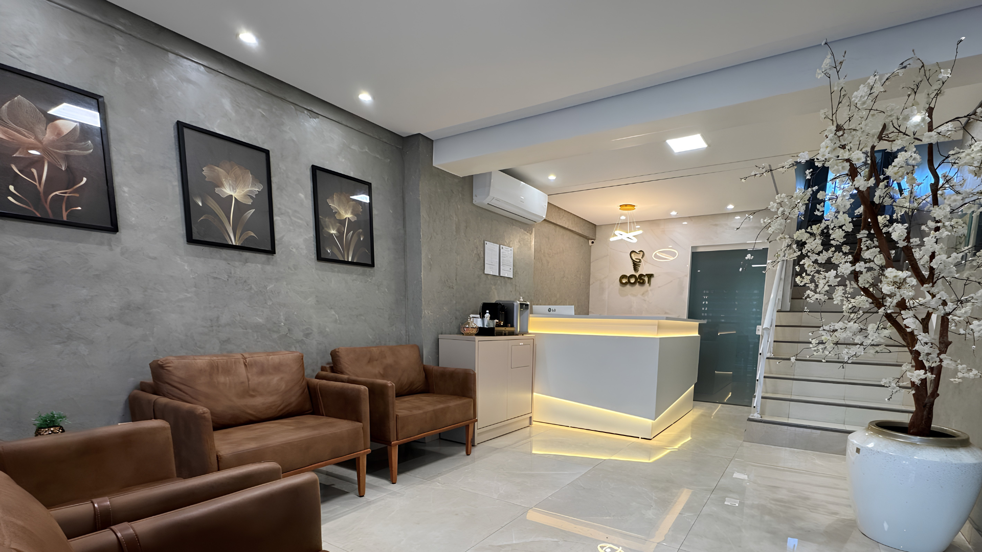 Recepção da Cost Odontologia